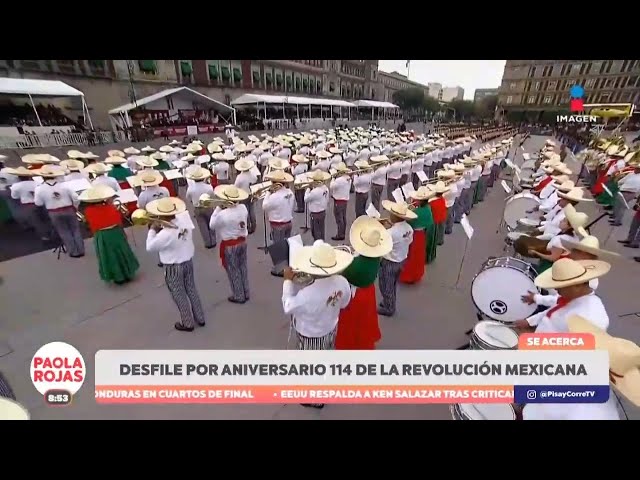 ⁣Todo listo para el desfile del 114 aniversario de la Revolución Mexicana | DPC con Paola Rojas