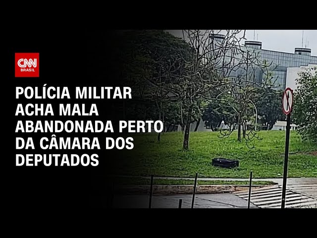 ⁣Polícia Militar acha mala abandonada perto da Câmara dos Deputados | CNN 360º