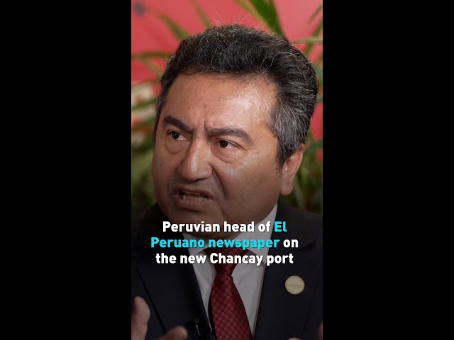 ⁣Peruvian head of El Peruano newspaper on new Chancay megaport