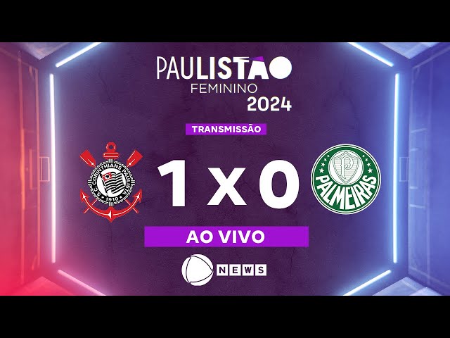 ⁣Paulistão Feminino: Corinthians X Palmeiras  - 15/11/2024