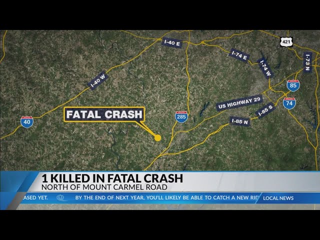 ⁣Concord woman dies in Davidson Co.crash: HP