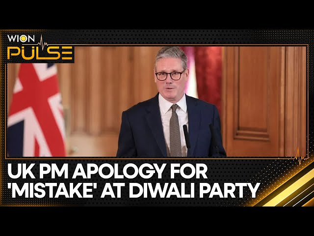 ⁣UK PM Starmer Apologises After Row Over Non-veg Food, Alcohol at Diwali Event | WION Pulse