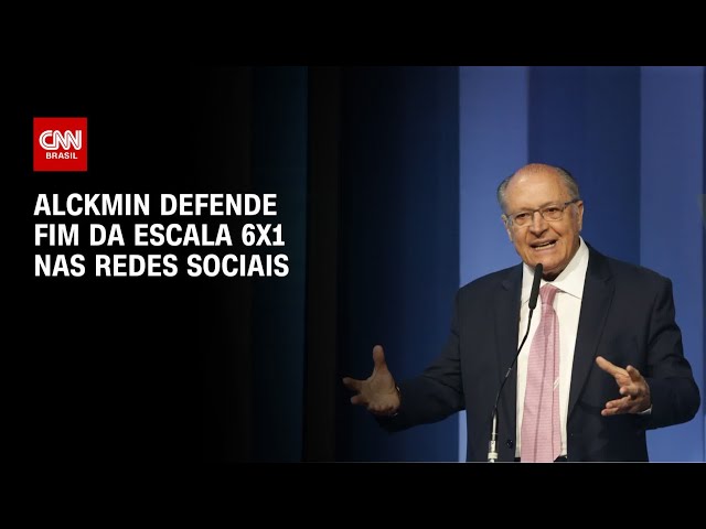 ⁣Alckmin defende fim da escala 6x1 nas redes sociais | CNN 360º