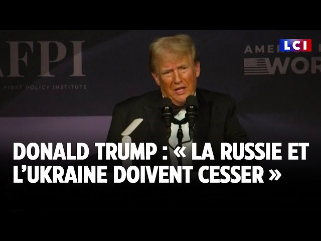 ⁣Donald Trump : « La Russie et l’Ukraine doivent cesser »｜LCI