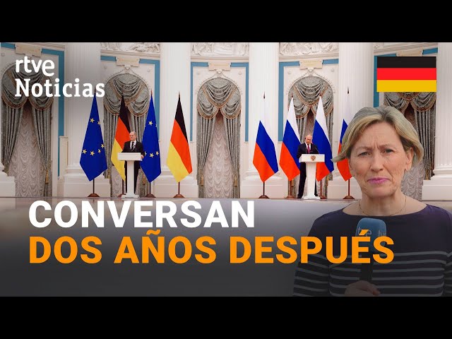 ⁣ALEMANIA: SCHOLZ llama a PUTIN para PEDIRLE que NEGOCIE con UCRANIA una PAZ JUSTA y DURADERA | RTVE