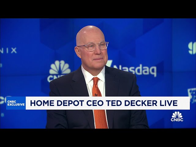 ⁣Home Depot CEO Ted Decker: We're still looking for turn in remodeling to drive project demand