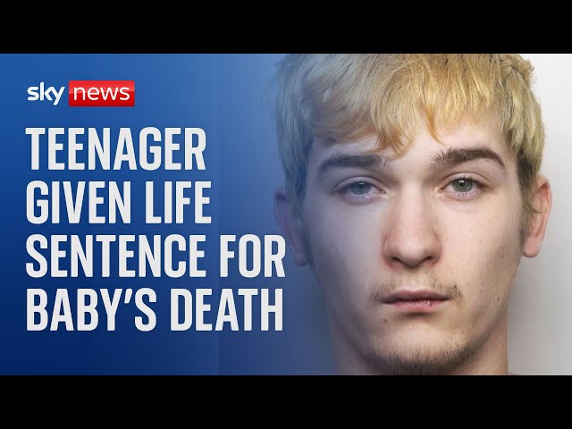 ⁣Teenager handed life sentence after shaking partner's baby to death