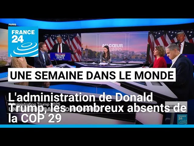 ⁣L'administration et les premiers contacts de Donald Trump, les nombreux absents de la COP 29