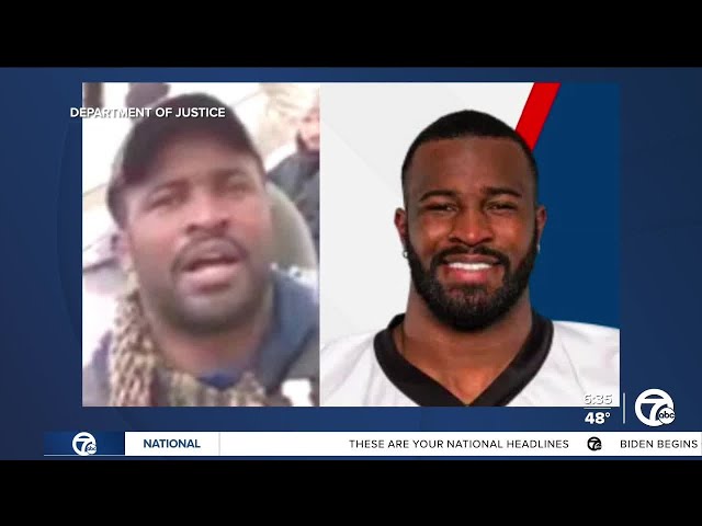 Former Detroit Lions player arrested in connection to Jan. 6 riots