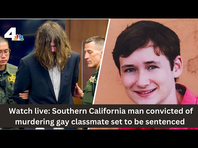 ⁣Live: Orange County man convicted of murdering a gay former high school classmate is being sentenced