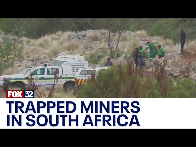 ⁣South Africa won't help trapped miners