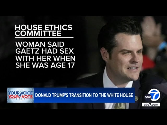 ⁣Woman testified to House Ethics Committee that Gaetz had sex with her when she was 17: Sources