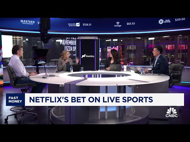 ⁣Netflix's big bet on live sports