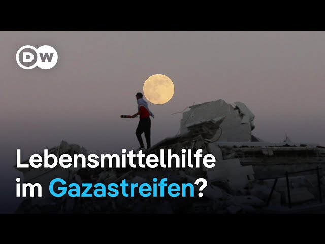 ⁣Wie viel Lebensmittelhilfe kommt an im Gazastreifen? | DW Nachrichten