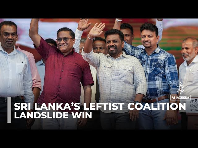 ⁣Landslide win for Sri Lanka’s leftist coalition in snap general elections