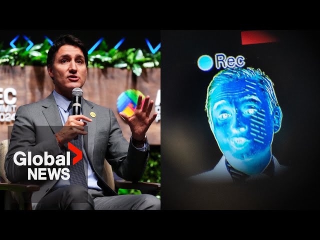 ⁣APEC summit: Trudeau discusses innovation around AI, says biggest limiting factor will be power