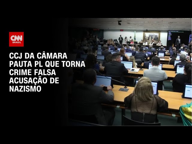 ⁣CCJ da Câmara pauta PL que torna crime falsa acusação de nazismo | CNN ARENA