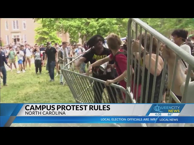 ⁣UNC leaders discuss protest policies after 'chaotic' end of semester