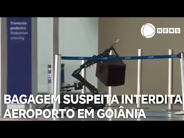 Bagagem suspeita interdita aeroporto em Goiânia