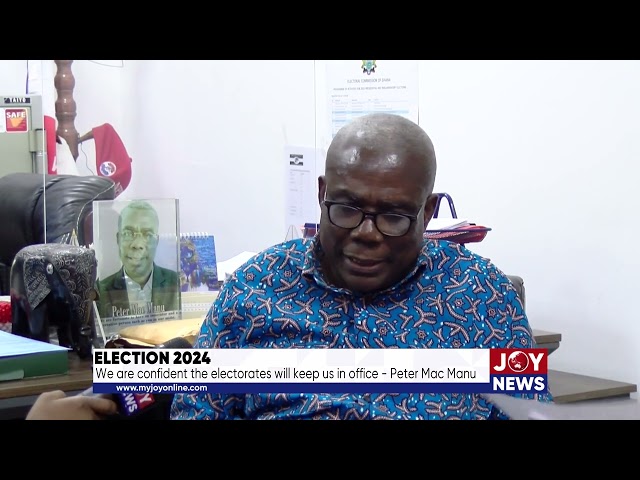 ⁣Election 2024: We are confident the electorates will keep us in office - Peter Mac Manu