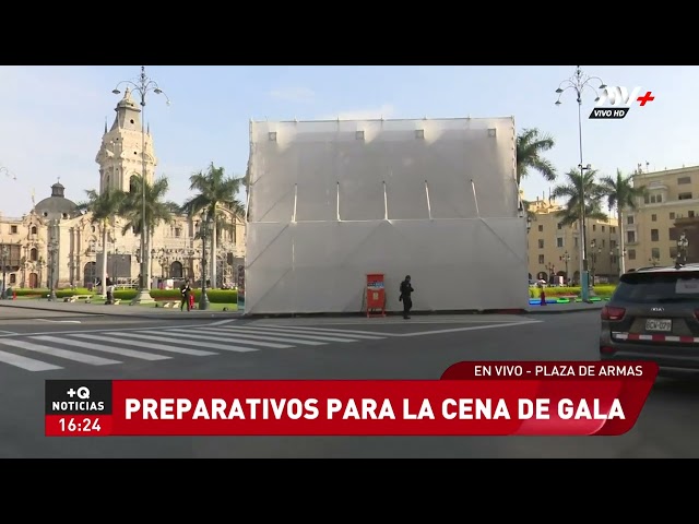 ⁣Plaza de Armas será escenario de una cena de gala