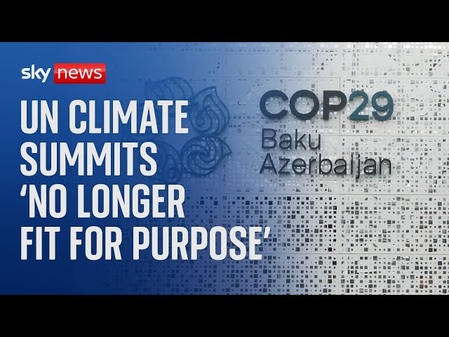 ⁣COP29: 'Structure of future COPs needs to change', warn leading figures