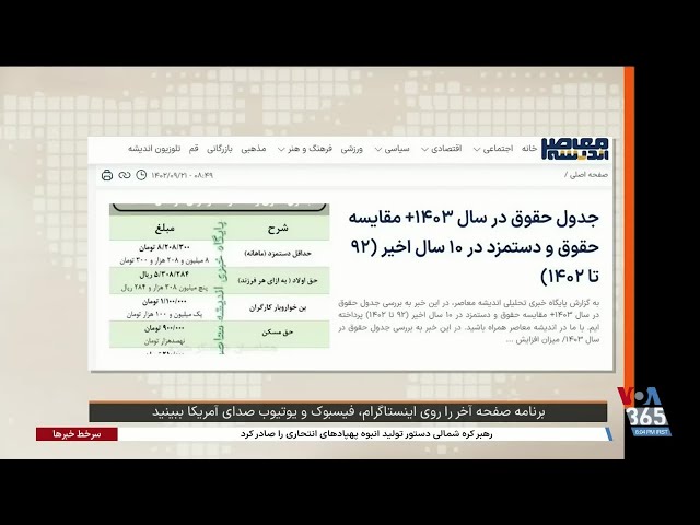 ⁣قیمت مواد غذایی و سطح تحمل مردم؛ بخشی از برنامه صفحه آخر