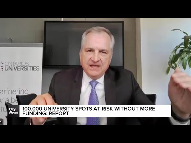 ⁣Ontario universities warn lack of funding could put 100,000 spots at risk