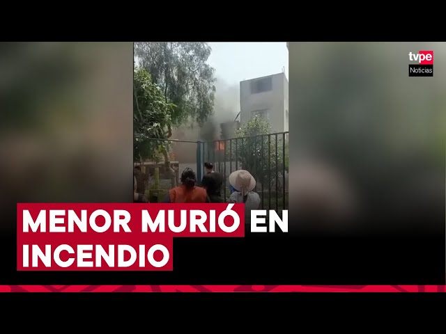 ⁣ATE: niña de cuatro años fallece en incendio de vivienda