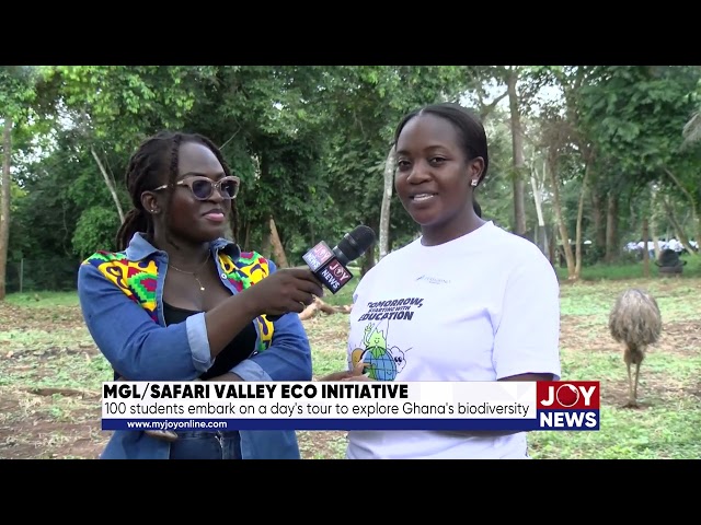 ⁣MGL/Safari Valley Eco Initiative: 100 students go on a day's tour to explore Ghana's biodi