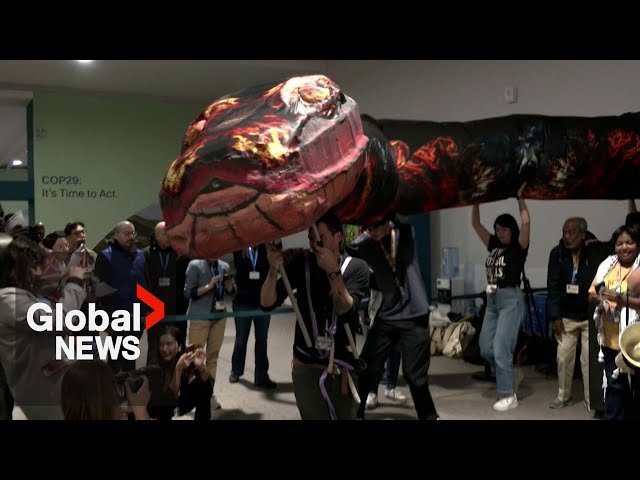 ⁣COP29: Activists say more than 1,700 fossil fuel lobbyist “snakes” at climate summit