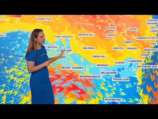 ⁣Analysis: Wind shift and high temperatures in SA will cause catastrophic fire danger