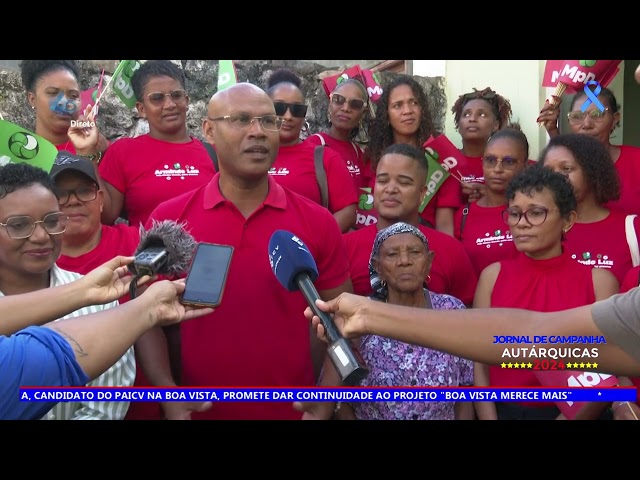 ⁣Ribeira Grande de Santo Antão: Cabeça de lista, Armindo Luz, foi receber a bênção da mãe