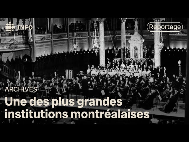 ⁣Les 90 ans de l’orchestre symphonique de Montréal, vus par nos archives