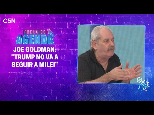 ⁣FUERA DE AGENDA | ENTREVISTA al periodista estadounidense JOE GOLDMAN