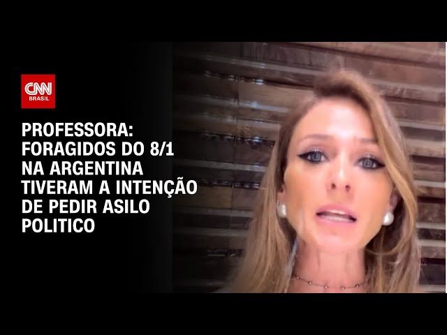 ⁣Professora: Foragidos do 8/1 na Argentina tiveram a intenção de pedir asilo politico | WW