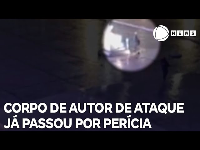 ⁣Corpo de autor de atentado no STF já passou por perícia