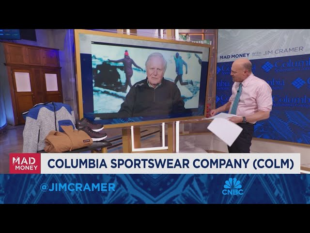 ⁣Columbia Sportswear CEO Tim Boyle goes one-on-one with Jim Cramer