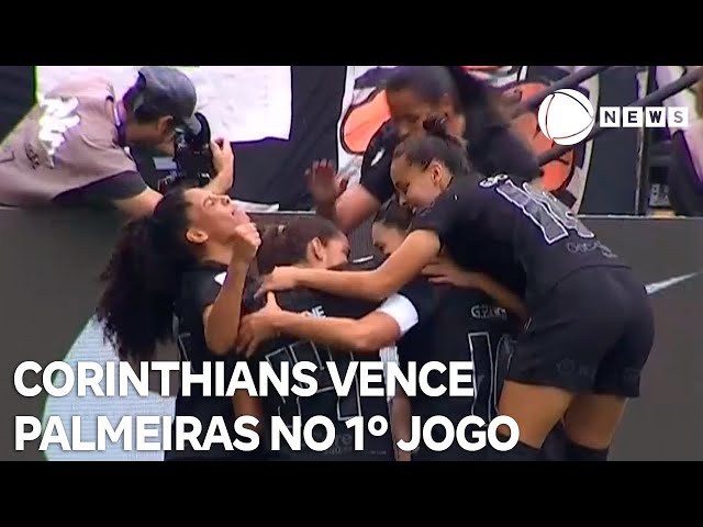 ⁣Paulistão Feminino: Corinthians vence Palmeiras no primeiro jogo da decisão