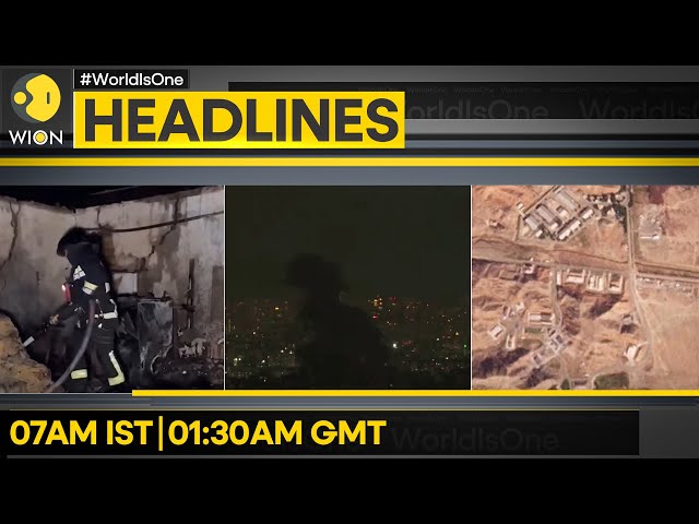 ⁣Israeli Strike Hits Beirut | Israel Hits Iran's Nuke Research Site | WION Headlines