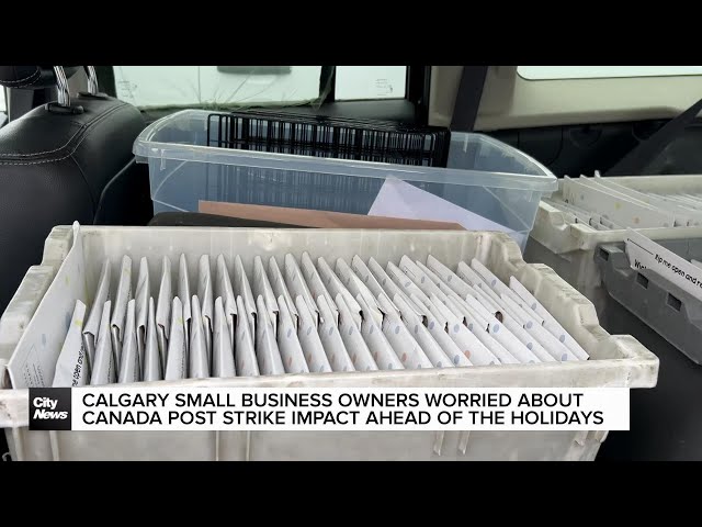 ⁣Calgary small business owners worried about Canada Post strike impact ahead of holiday season