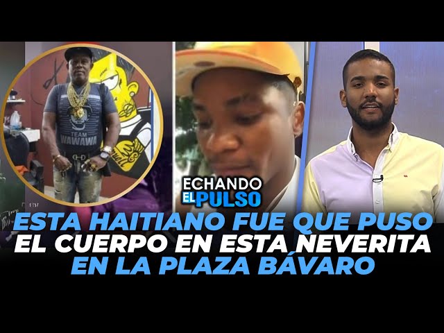 ⁣Esta haitiano fue que puso el cuerpo en esta neverita en la plaza bávaro | Echando El Pulso