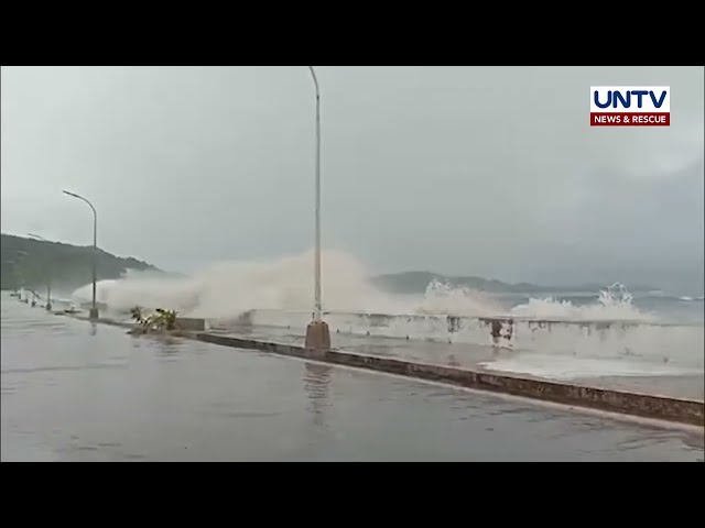 ⁣Bagyong Pepito, nararamdaman na sa baybayin ng Virac, Catanduanes ngayong Sabado, Nov. 16