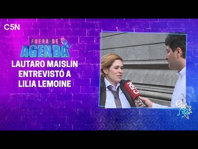 ⁣FUERA DE AGENDA | MANO a MANO con LILIA LEMOINE