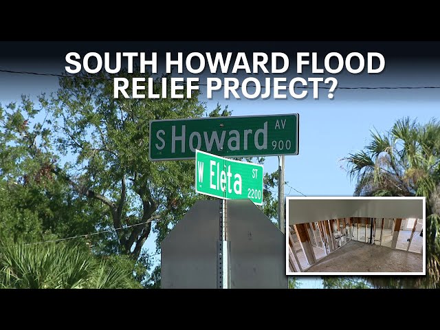 ⁣Tampa leaders mulling $65 million flood relief project on South Howard Ave. after hurricanes