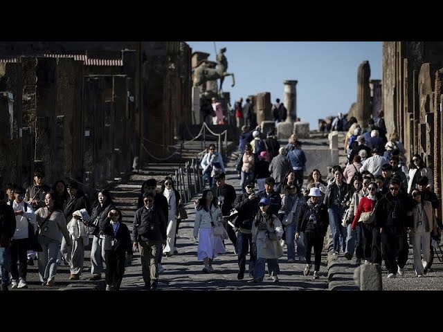 ⁣Pompeii launches personalised tickets and entry limits in bid to combat overtourism