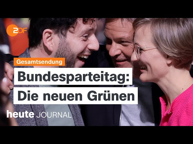 ⁣heute journal vom 15.11.2024 Minderheitsregierung Sachsen, Grünen- Parteitag, Telefonat mit Putin