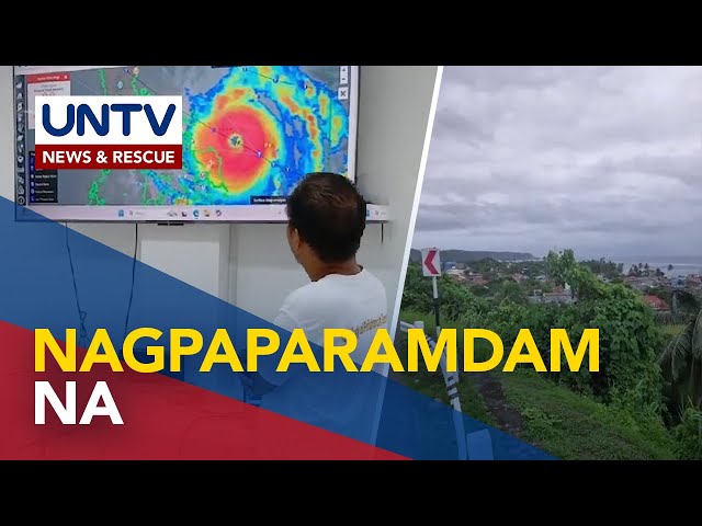 ⁣Pagbugso ng hangin, nagsisimula nang maramdaman sa Sorsogon