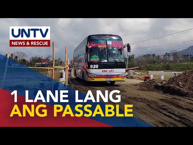 ⁣San Jose Bridge sa Gonzaga, Cagayan, passable na sa maliliit na sasakyan