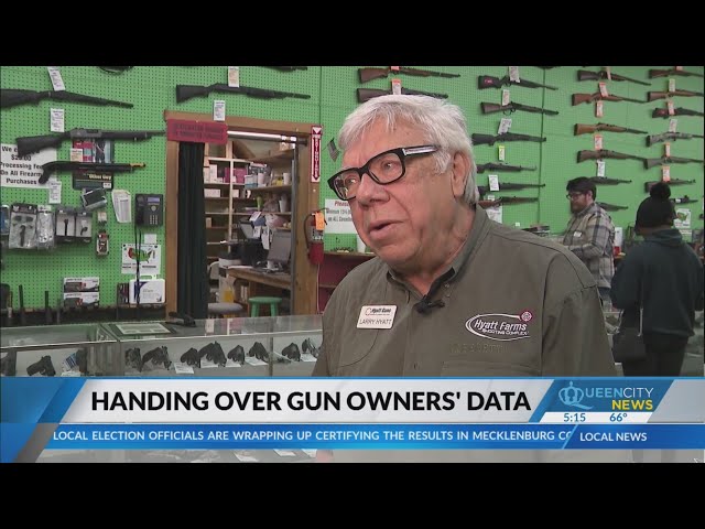 ⁣Report claims gun owners' private info shared with lobbyists